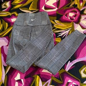 Nike Yoga High Waisted Women Training Tight Anthracite/Black size S